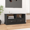 NNEVL TV Cabinet Black 93x35.5x45 cm Engineered Wood