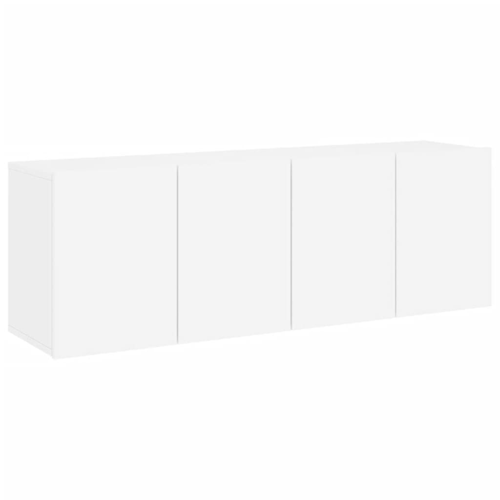 NNEVL TV Cabinets Wall-mounted 2 pcs White 60x30x41 cm