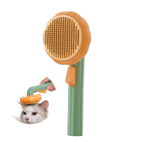 Pumpkin Pet Hair Brush
